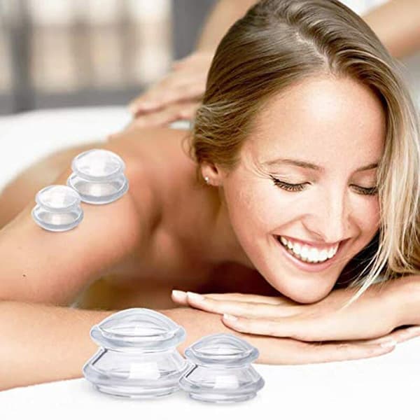 Koppning för helkroppsmassage 4-pack (L-XS) Vit