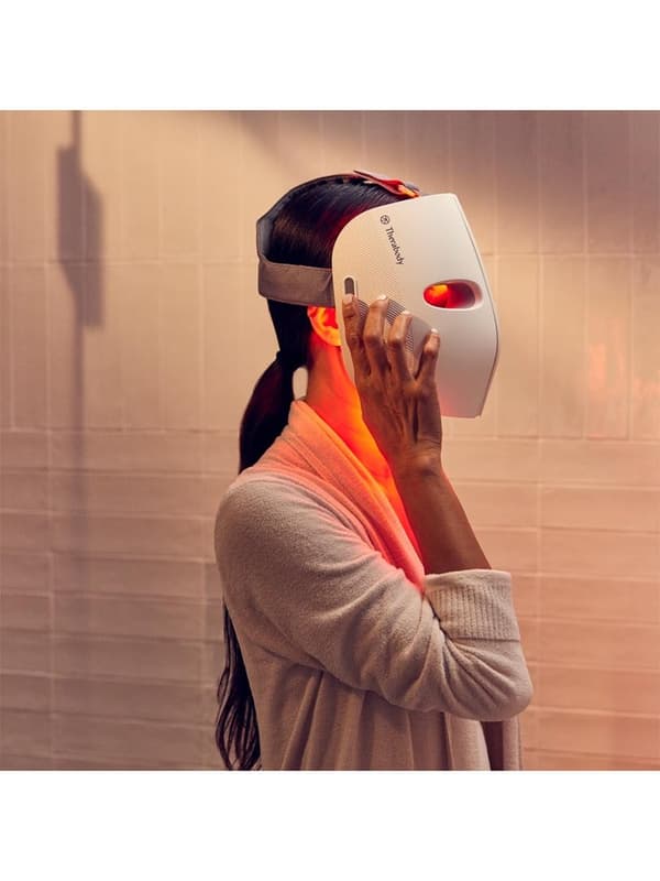 Therabody TheraFace LED-hudvårdsmask med vibrationsterapi Vit