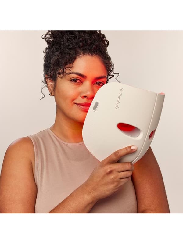 Therabody TheraFace LED-hudvårdsmask med vibrationsterapi Vit