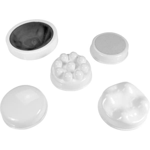 Multifunktionel kropsmassageapparat - JOCCA - 6017 - 28 W - 5 hoveder inkluderet - Hvid