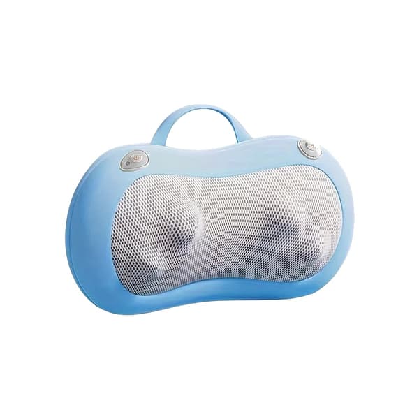 Shiatsu Massager Kudde, Värmeterapi, 3 Intensitetsnivåer,Blå