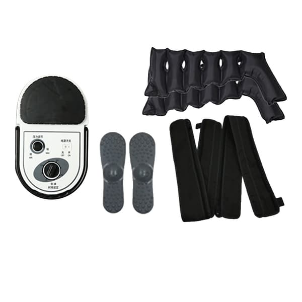 Lårluftkompressionsmassager, justerbara manschetter, akupunkturinsoles,Paket B, 220V