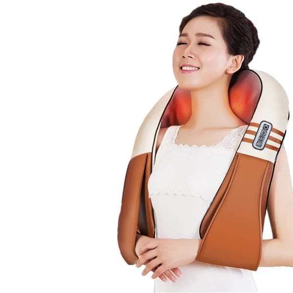 Kaulamassageri, sähköinen lämpöhoito, shiatsu-hieronta,P2-Z-6, EU-pistoke