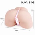 Miniatyrbillede 2 af 2: Mandlig Onanist, Blød Silikone, Realistisk Vagina, 9kg Røv-Kød