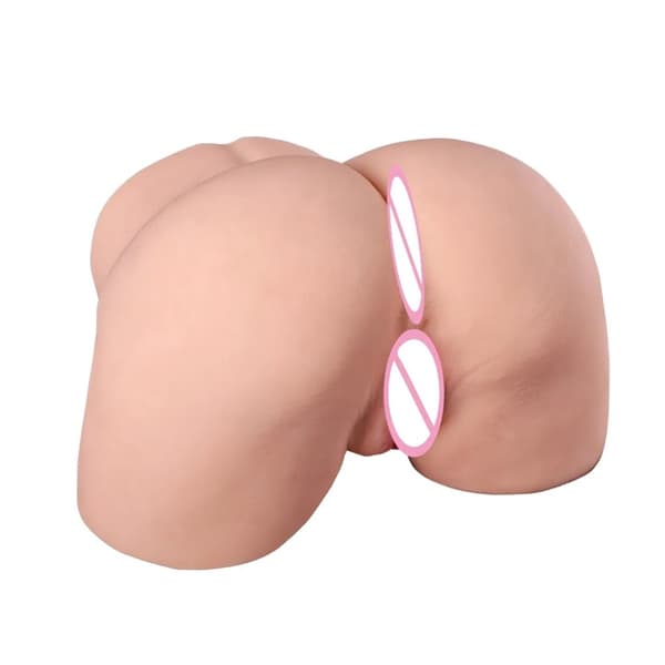 Manlig Onaniprodukt, Mjuk Silikon, Verklighetstrogen Vagina, 10,5 kg Röv-Kött