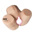 Miniatyrbild 1 av 2: Manlig Onaniprodukt, Mjuk Silikon, Verklighetstrogen Vagina, 15kg Röv-Kött