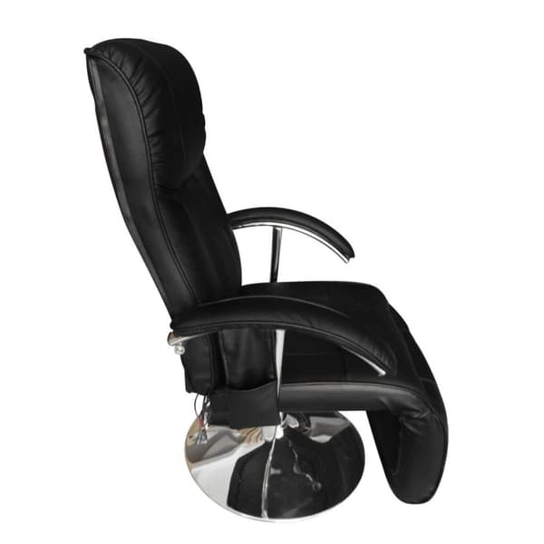 vidaXL massagestol kunstlæder sort