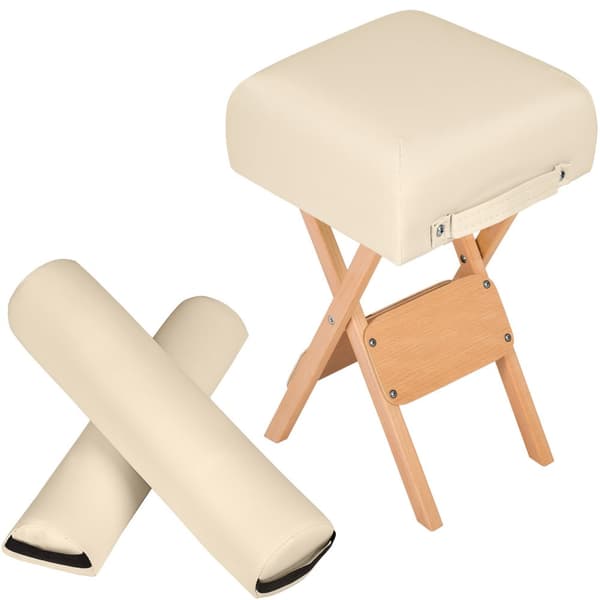 Pall + 2 massagerullar - beige
