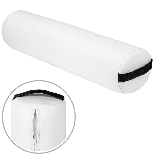 Pall + 2 massagerullar - vit