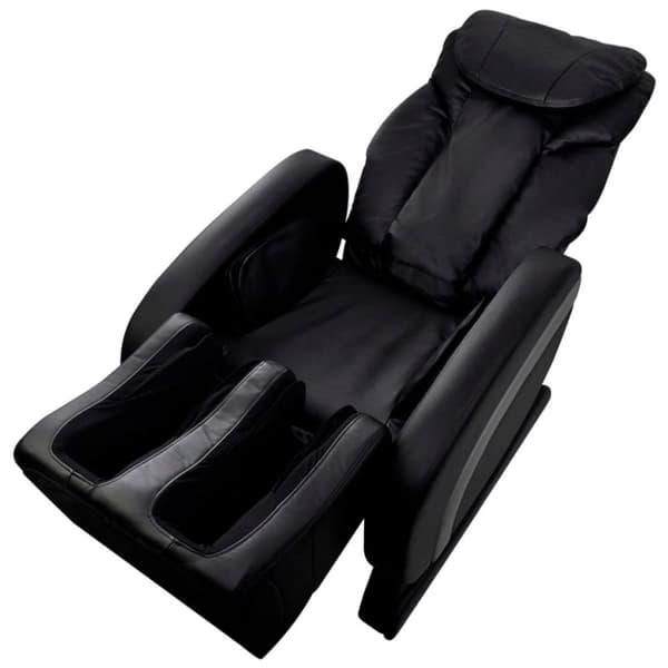 vidaXL massagestol kunstlæder sort