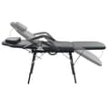 Miniatyrbillede 3 af 9: vidaXL mobil ansigtsbehandlingsstol kunstlæder 185 x 78 x 76 cm sort