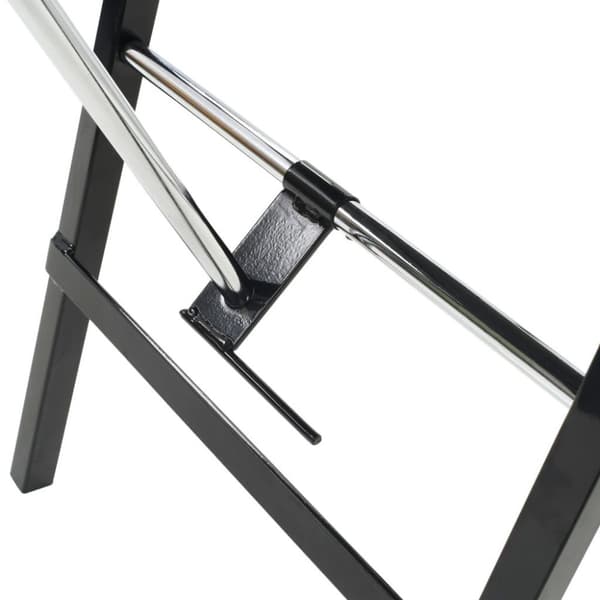 vidaXL mobil ansigtsbehandlingsstol kunstlæder 185 x 78 x 76 cm sort