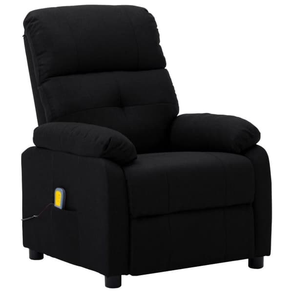 vidaXL massagestol stof sort