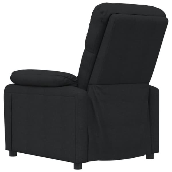 vidaXL Massagefåtölj svart tyg