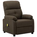 Miniatyrbillede 1 af 11: vidaXL massagestol stof brun