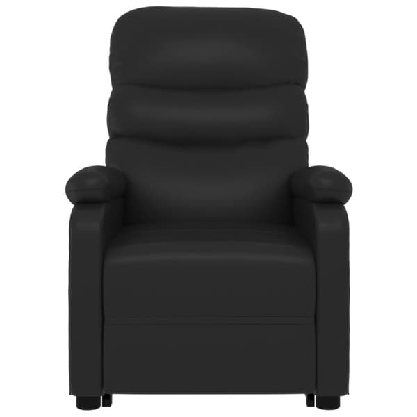 vidaXL massagestol med løftefunktion kunstlæder sort