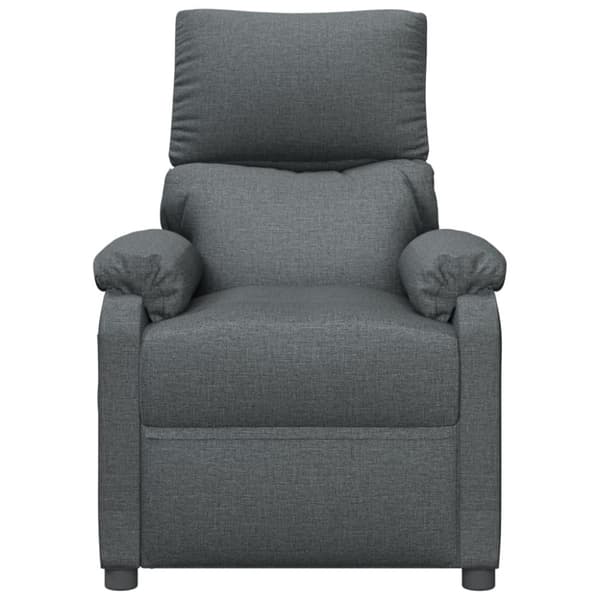 vidaXL massagestol stof mørkegrå