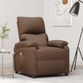 Miniatyrbillede 3 af 11: vidaXL massagestol stof brun