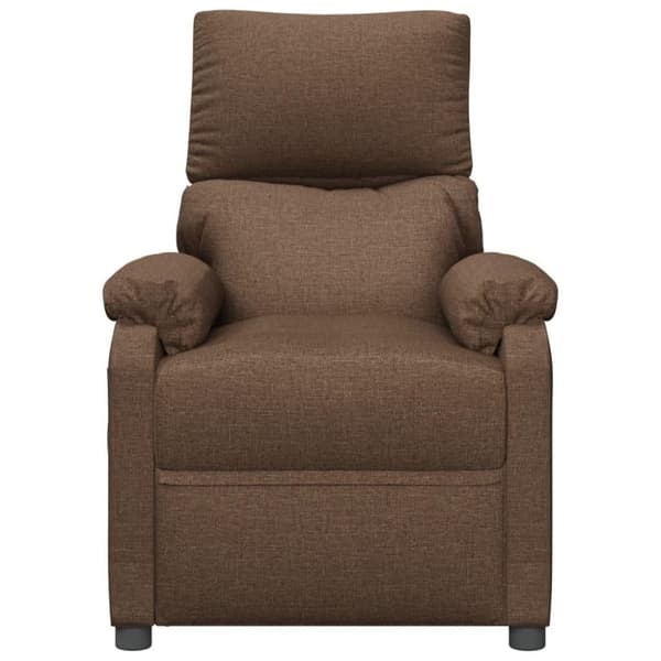 vidaXL massagestol stof brun