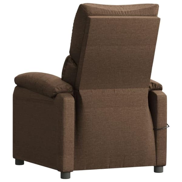vidaXL massagestol stof brun