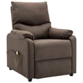Miniatyrbillede 1 af 11: vidaXL massagestol stof brun