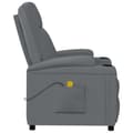 Miniatyrbild 4 av 11: vidaXL Massagefåtölj antracit konstläder