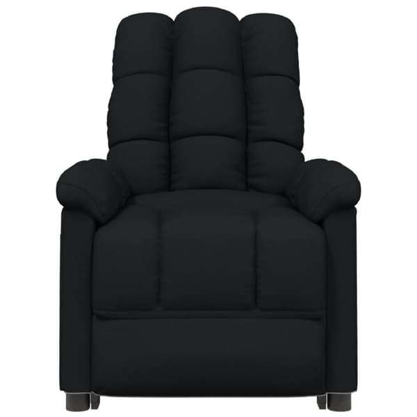 vidaXL eldrevet massagestol stof sort