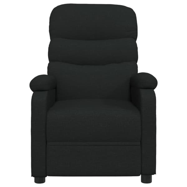 vidaXL eldrevet massagestol stof sort