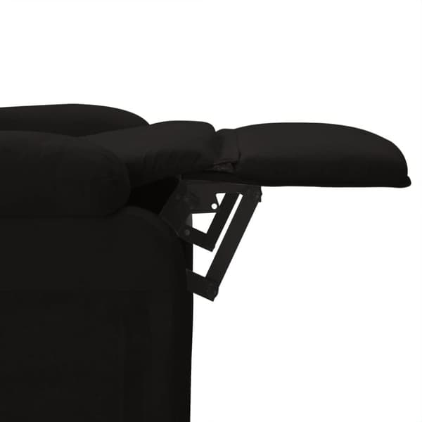 vidaXL eldrevet massagestol stof sort