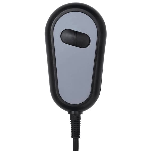 vidaXL eldrevet massagestol stof sort