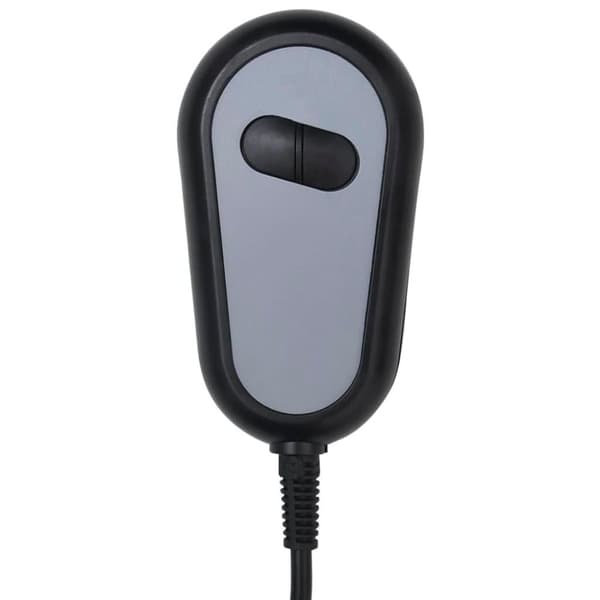 vidaXL Elektrisk massagefåtölj gräddvit tyg