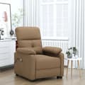 Miniatyrbillede 11 af 11: vidaXL eldrevet massagestol stof brun