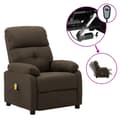 Miniatyrbillede 1 af 11: vidaXL eldrevet massagestol stof brun