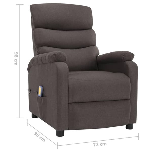 Medina Electric Massage Tøj Taupe stof