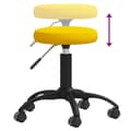 Miniatyrbild 4 av 6: vidaXL Massagepall senapsgul sammet