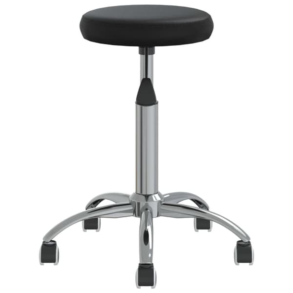 vidaXL Massagepall konstläder svart