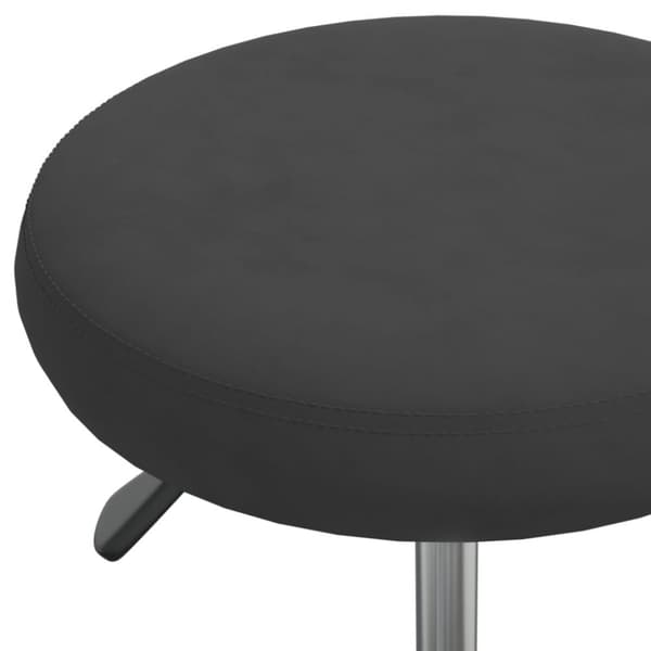 vidaXL Massagepall sammet svart