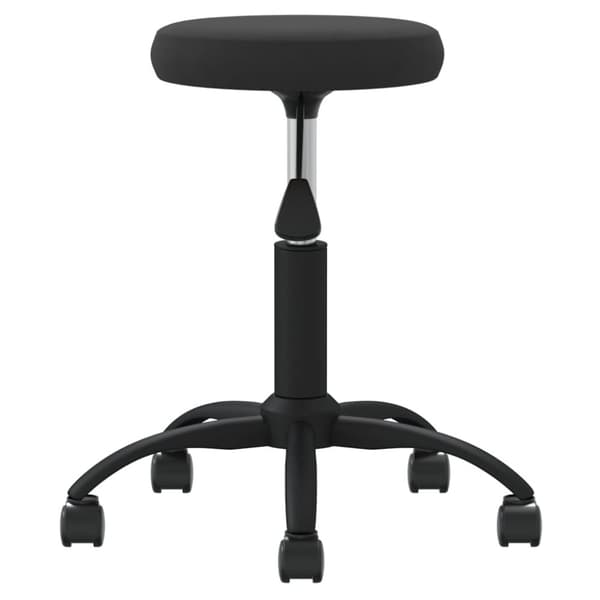 vidaXL Massagepall sammet svart