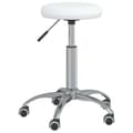 Miniatyrbild 1 av 7: vidaXL Massagepall konstläder vit