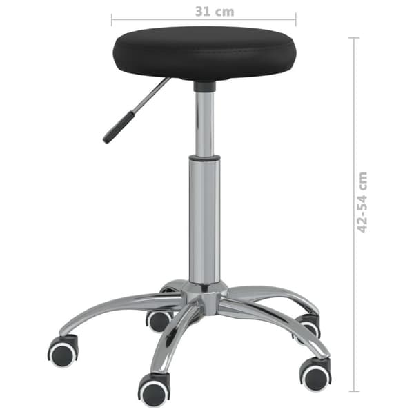 vidaXL massagestol kunstlæder sort