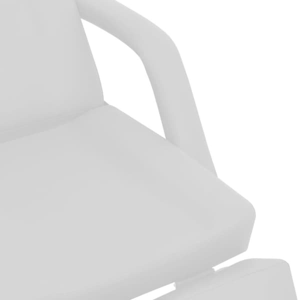 vidaXL behandlerbriks 180x62x78 cm kunstlæder hvid
