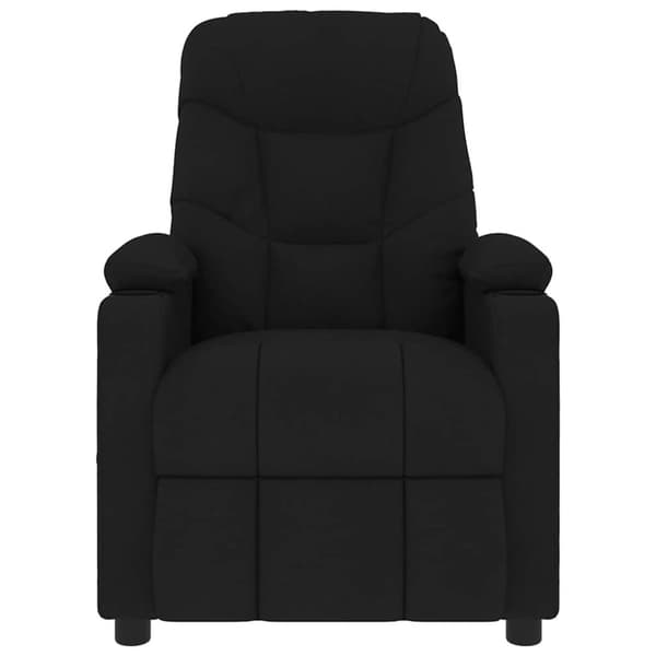 vidaXL Massagefåtölj svart tyg