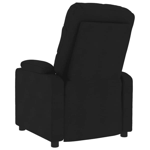 vidaXL Massagefåtölj svart tyg