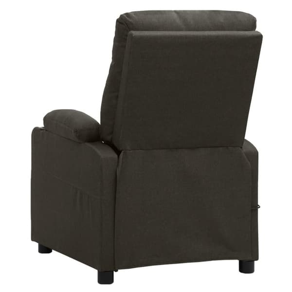 vidaXL massagestol stof gråbrun