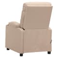 Miniatyrbillede 6 af 11: vidaXL massagestol stof cremefarvet