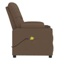 Miniatyrbillede 4 af 9: vidaXL massagestol stof brun