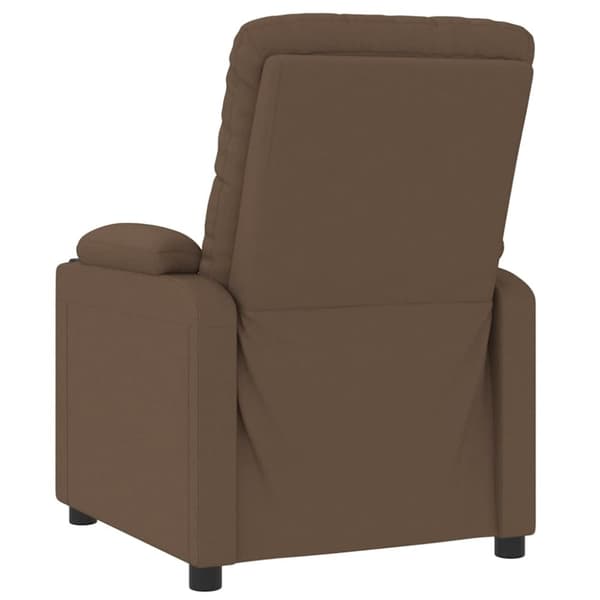 vidaXL massagestol stof brun