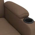 Miniatyrbillede 6 af 9: vidaXL massagestol stof brun