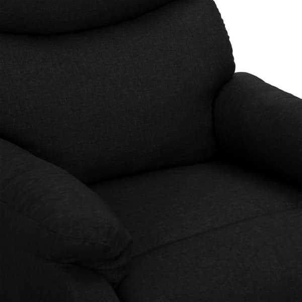 vidaXL massagestol med løftefunktion stof sort