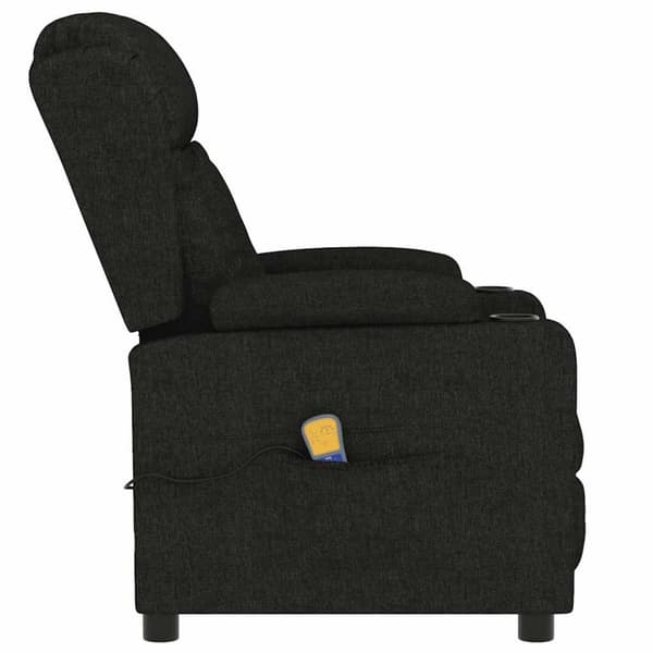 vidaXL massagestol stof sort